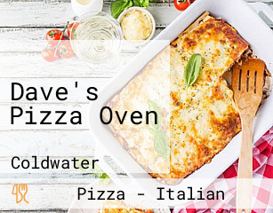 Dave's Pizza Oven