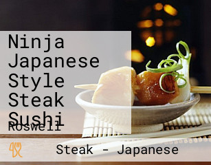 Ninja Japanese Style Steak Sushi