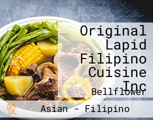 Original Lapid Filipino Cuisine Inc