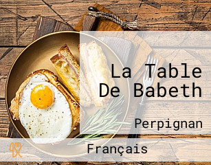 La Table De Babeth