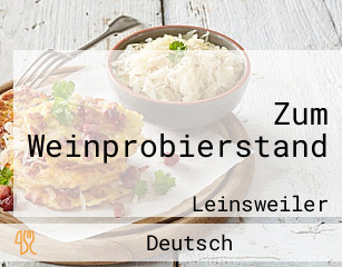 Zum Weinprobierstand