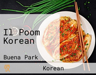 Il Poom Korean