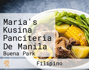 Maria's Kusina Panciteria De Manila