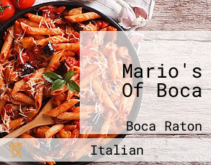 Mario's Of Boca
