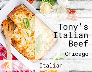 Tony's Italian Beef