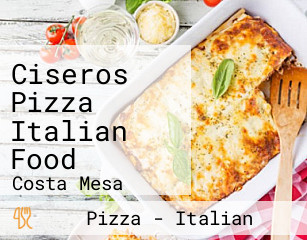 Ciseros Pizza Italian Food