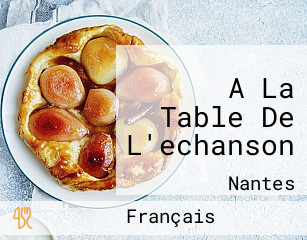 A La Table De L'echanson