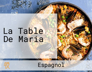 La Table De Maria