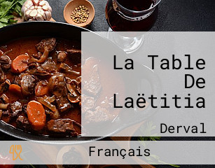 La Table De Laëtitia