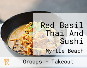 Red Basil Thai And Sushi