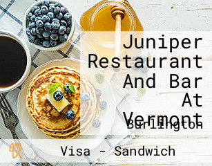 Juniper Restaurant And Bar At Vermont