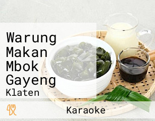 Warung Makan Mbok Gayeng