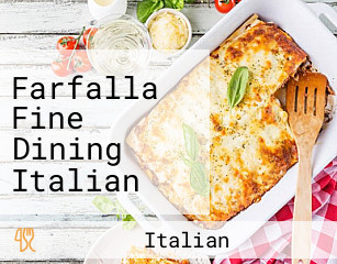Farfalla Fine Dining Italian Cuisine Open For Din