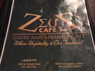 Zeus Greek And Lebanese Cafe