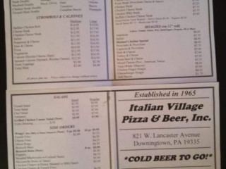 Italian Village Pizza Beer