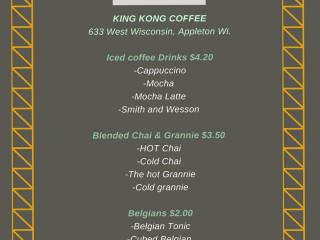 King Kong Espresso Coffees