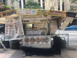 Flavors Of Africa Food Cart At 233 Peachtree Street 30303 Outside Of Cvs