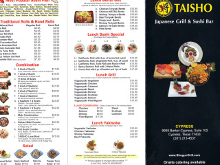 Taisho Japanese Grill Sushi
