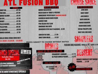 Atl Fusion Bbq