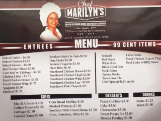 Chef Marilyn's, Queen Of Down Home Southern Goodies