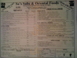 Su's Subs Oriental Food