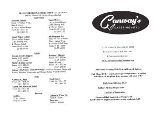 Conways Catering Co