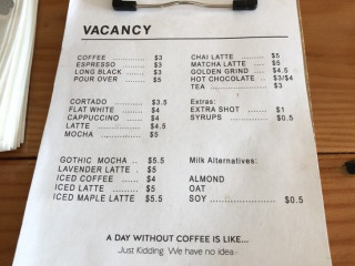 Vacancy Coffee