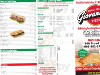 Giovanni's Roast Beef And Pizzeria