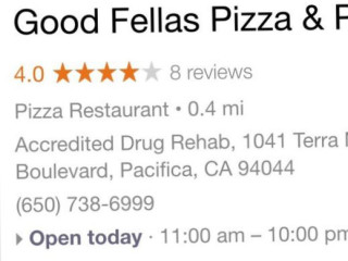 Good Fellas Pizza Pasta