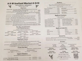 K M Seafood Market And Grill