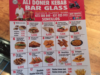 Glass /doner Kebab