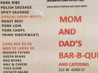Mom And Dad's -b-que