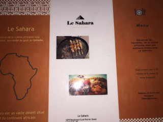 Sahara, Cuisine Exotique Grillades
