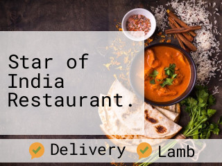 Star of India Restaurant.