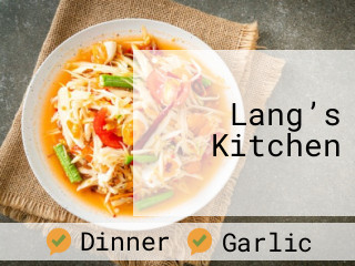Lang’s Kitchen