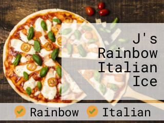 J's Rainbow Italian Ice