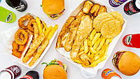 Grilled Fried Fish Burger Bar