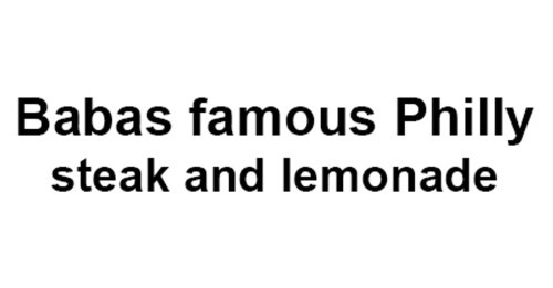 Babas Famous Philly Steak Lemonade
