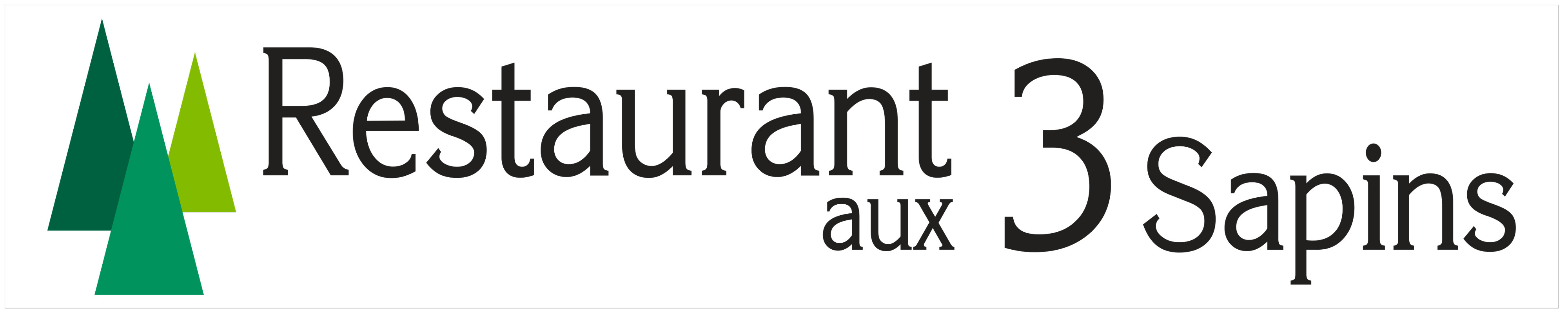Restaurant Aux Trois Sapins - Echallens