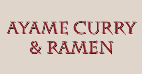 Ayame Curry Ramen House