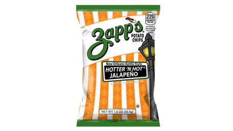 Zapp 'S Hotter 'N Hot Jalapeño Chips