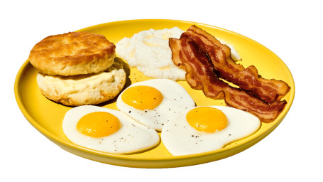 3 Egg Breakfast Plate