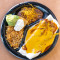 Chicken Chilada/Taco Platter