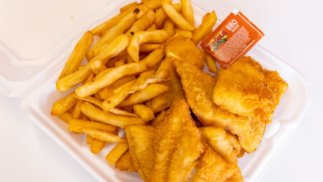 Chicken Tenders (4 Pieces) With Fries Soda