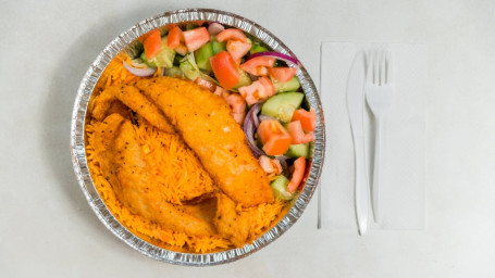 Whiting Fish (5 Pieces) With Fries Soda