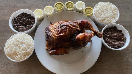 Whole Chicken With Beans And Rice