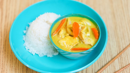 Yellow Curry Rice Plate