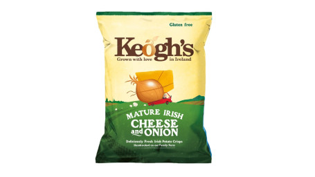 Keogh's Rijpe Ierse Kaas Ui Chips, 1.76 Oz