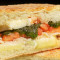 Turkey, Mozzarella, Tomato Pesto Grilled Sandwich