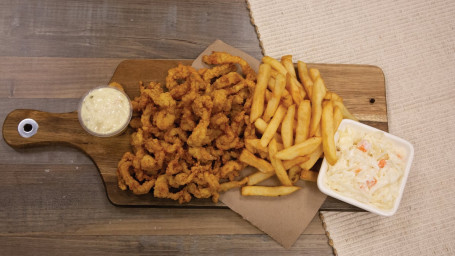 Fresh Clam Strip And Chip Dinner